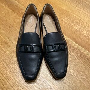 Rockport Women's Black Leather Loafers Never Worn